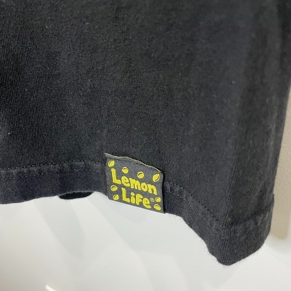Lemon Life Santa Cruz, CA Black Short Sleeve T-Shirt - Picture 3 of 3